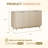 4-Door Wood Accent Cabinet with Fluted Textured Doors
