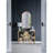 Khashif Mirrored Glass Top End Table
