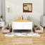 Lit plateforme en bois avec 4 tiroirs et tête et pied de lit-447590109-447590107