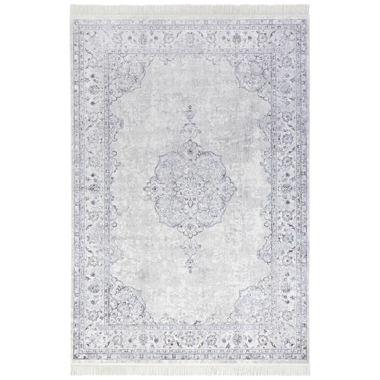 Tufted Pastel Blue Rug