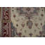Tapis oriental riche ivoire et rouge avec motif classique 4 x 6