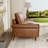 Rayyan 73'' Rolled Arms Faux Leather Sofa