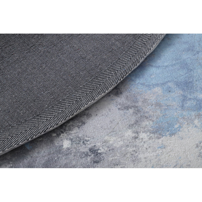 Abstract Indoor Rug, Round 5'