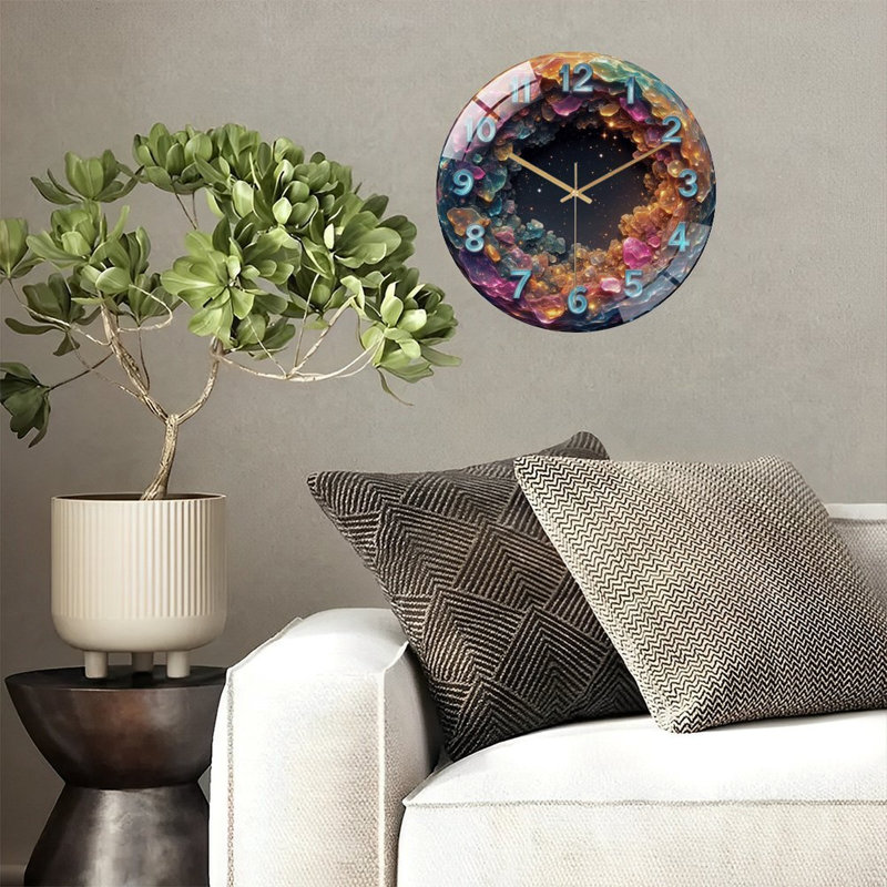 Horloge murale Geode