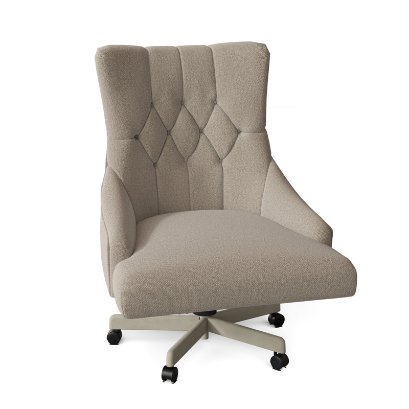 Chaise de travail Clancy, 9508 sable, Espresso