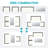 Suleimn 4  Person Seating Group with Cushions-227359127-227359128
