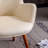 Contemporary Silky Velvet Tufted Button Back Accent Basic Accent Chair-1187352553