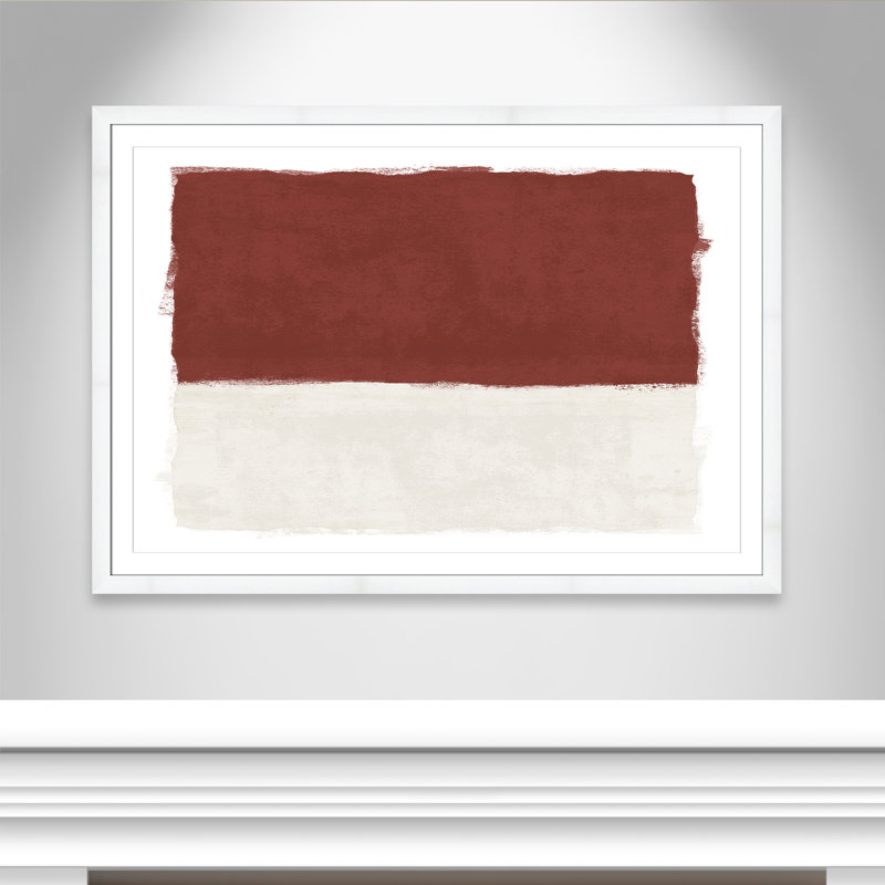 Intense Rust I - Reproduction de paysage par Natalie Carpentieri, L 55 po x H 39 po, Imprimé mat, Blanc satiné