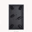 Plafonnier carré encastré de style ferme, noir mat, 6 lumières, structure géométrique en fer