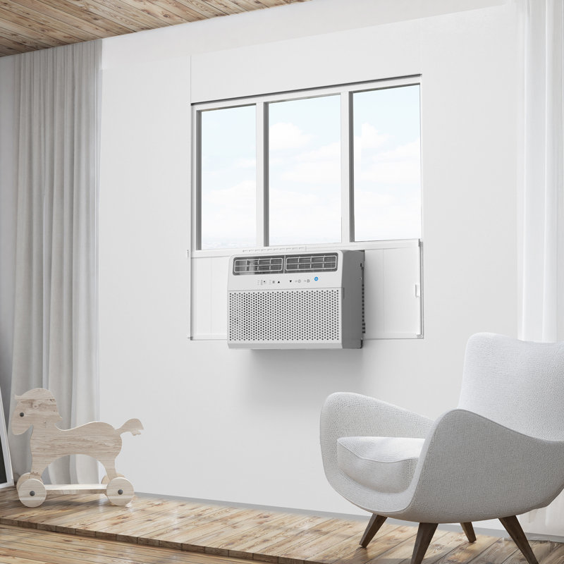 Window Air Conditioner with Remote for up to 550 Sq. Ft, 12000