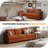 89 Inch Corduroy Sofa Couch, 3 Seater Sofa With Square Arms For Living Room(set Of 2)-1158283084