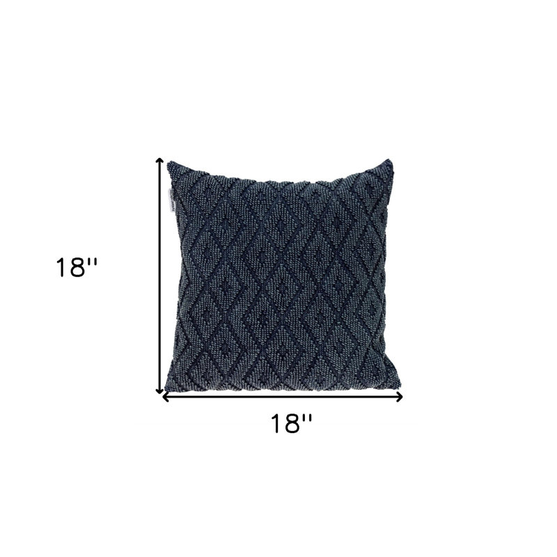 Coussin Jacquard, Marine