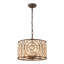 4-Light Sparkling Crystal Glass Statement Chandelier 