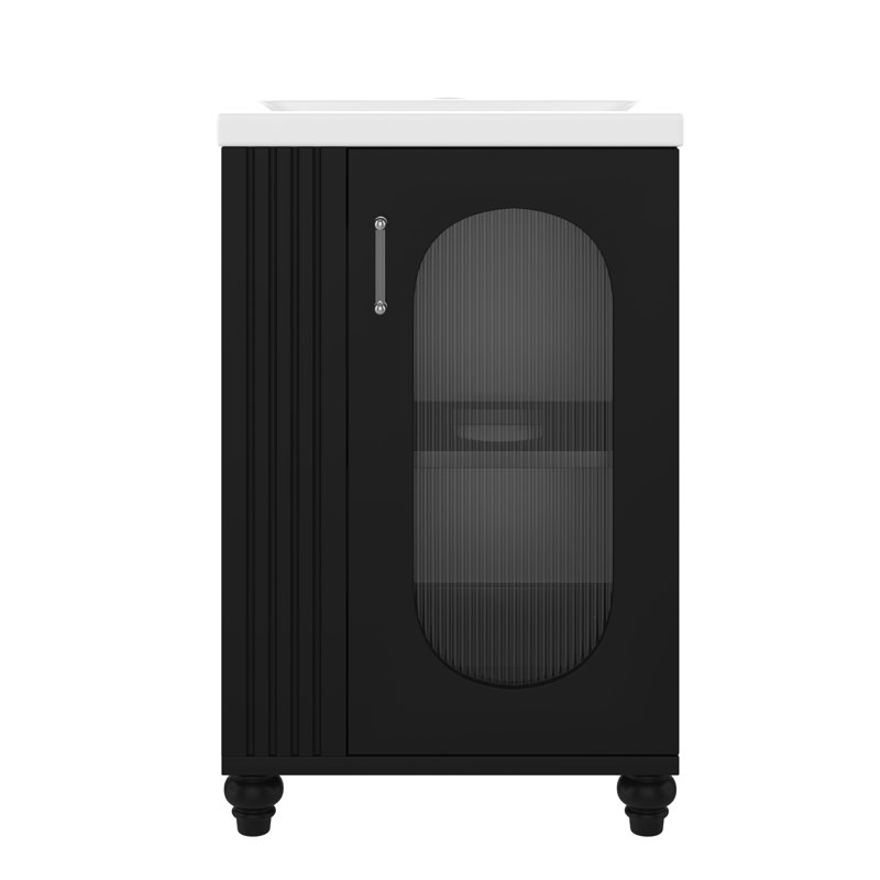 Meuble-lavabo avec lavabo, meuble-lavabo avec tablette à deux niveaux, meuble-lavabo pour la maison