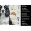 Torchon noir et blanc English Springer Spaniel-1234934601
