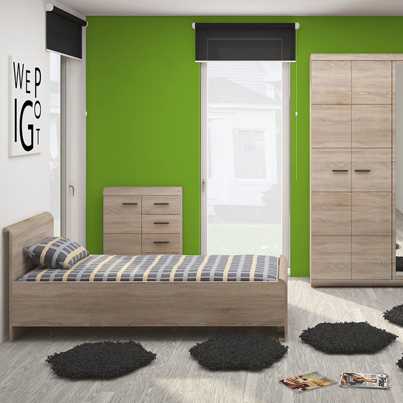 Beneduce Solid Wood 86.5cm W 4 - Drawer Chest of Drawers