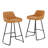 Upholstered Counter Stool With Metal Frame-586539583-586539577