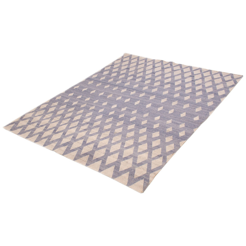 Kilim bleu ardoise Ankara 8 pi 0 po x 9 pi 9 po