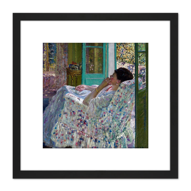 Afternoon Yellow Room 1910 by Frederick Carl Frieseke - Single Picture Frame Painting
