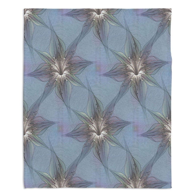 Hand Woven Throw Blanket, 51" W x 60" L