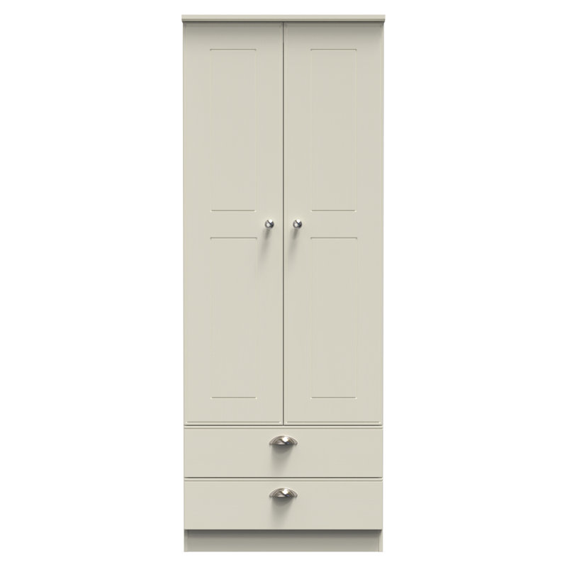 Conners Manufactured Wood Wardrobe, Cream Ash
