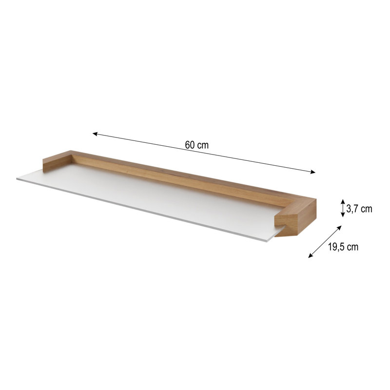 Accent Shelf, Oak 