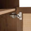 Meuble-lavabo mural de 30 pouces avec lavabo en céramique noire, portes à fermeture en douceur et fabrication en contreplaqué durable-62022271