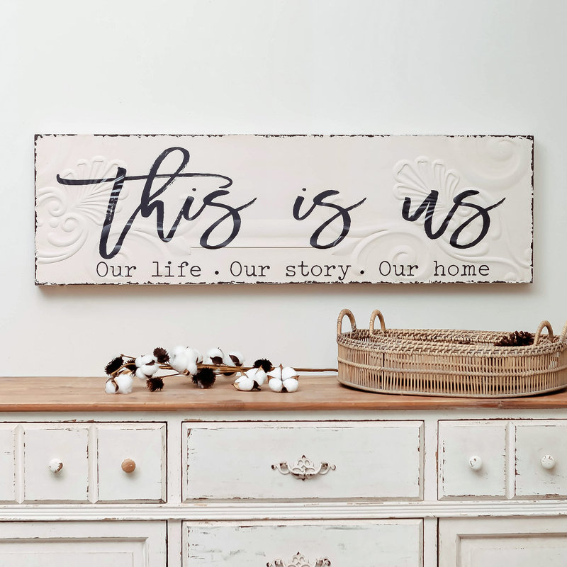 Handmade Farmhouse Wall Decor on Metal