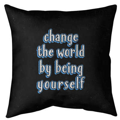 Coussin de plancher change the World