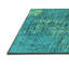 Tapis en laine / polyester tissé à la machine Clarajane en bleu sarcelle / vert-76903614