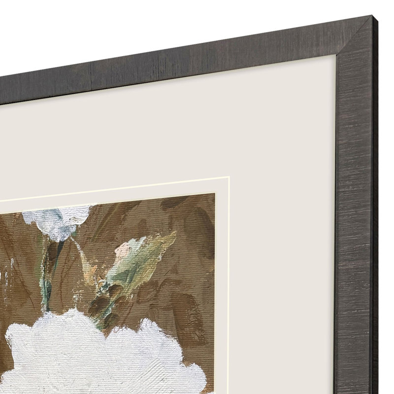 Blooms in Chocolate Framed Art