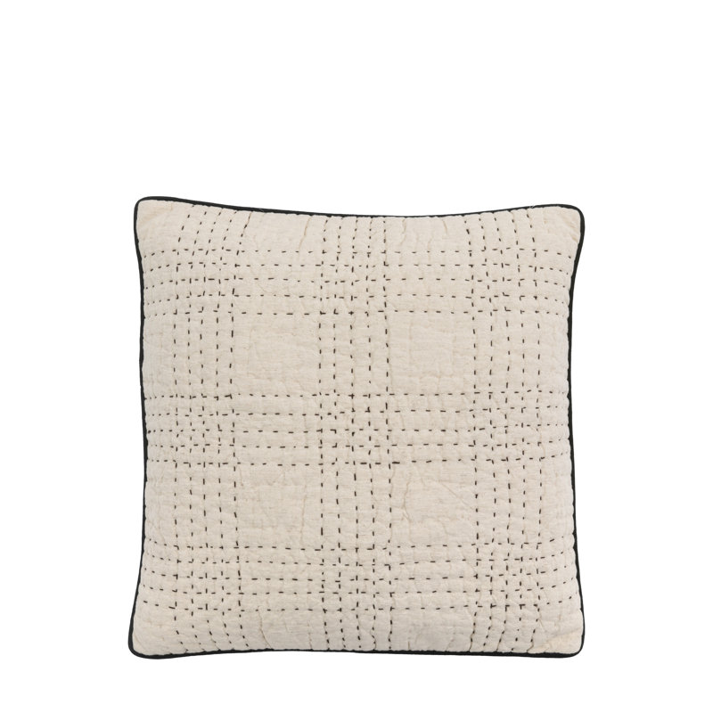 Sawvel Beige Square Cushion