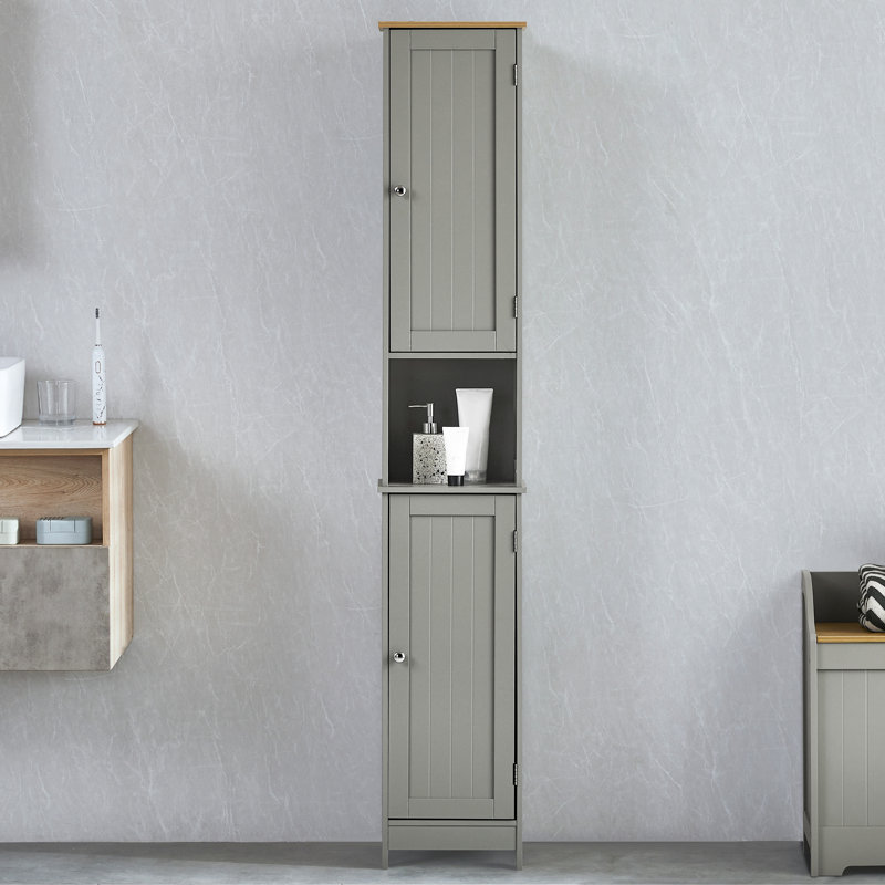 Milano Linen Cabinet, Grey