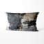 Coussin décoratif gris et noir-135799761
