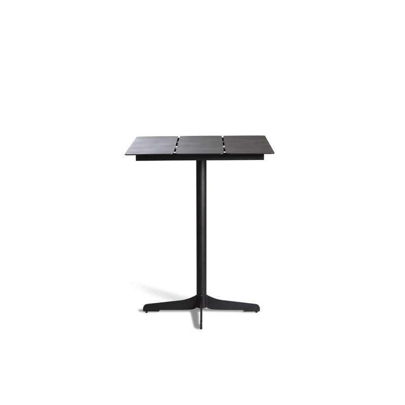 Ceru Outdoor Square Bar Table, Anthracite, Black HPL