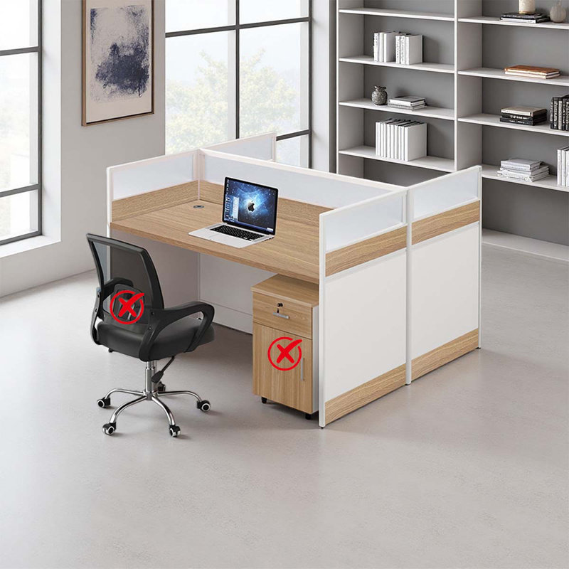Bureau d'ordinateur, bureau, bureau pour 2 personnes