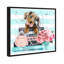 «Doxie Mint Blue», impression sur toile-55908155-55908159