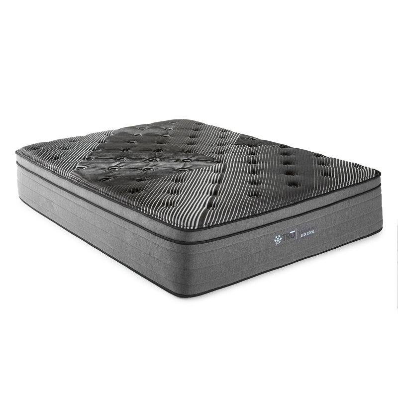 12"-15" Pure Ice Eurotop & Smooth Top Hybrid Mattress,  Plush/Medium Plush (Twin), Twin, 15"