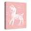« rose fauve », art sur toile
