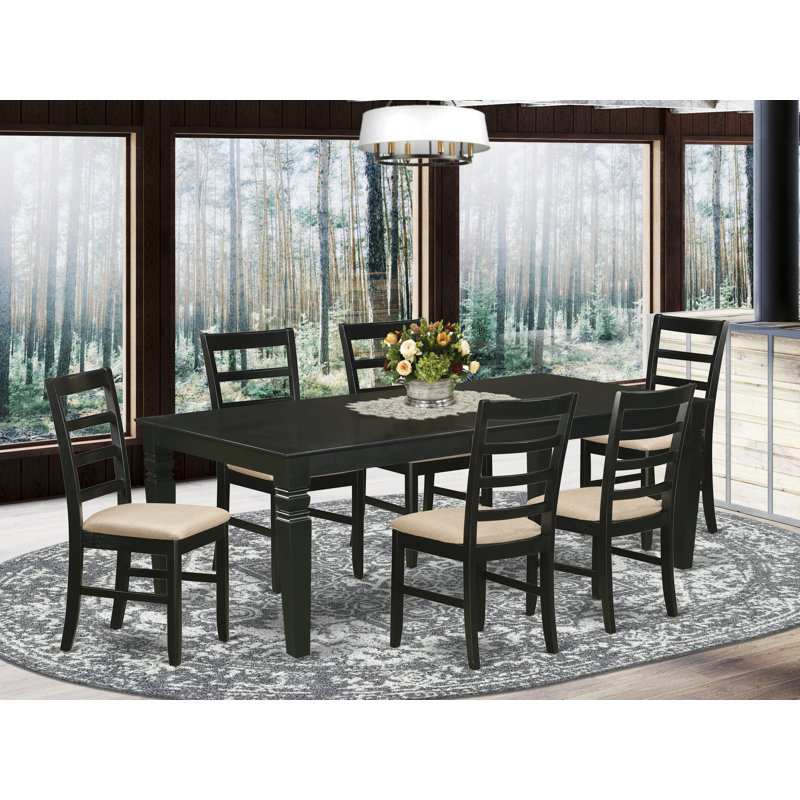  Ensemble de table de salle à manger 7 pièces 7 pièces