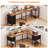 66” L-Shaped Computer Desk with Power Outlet-1844788588-1844788577