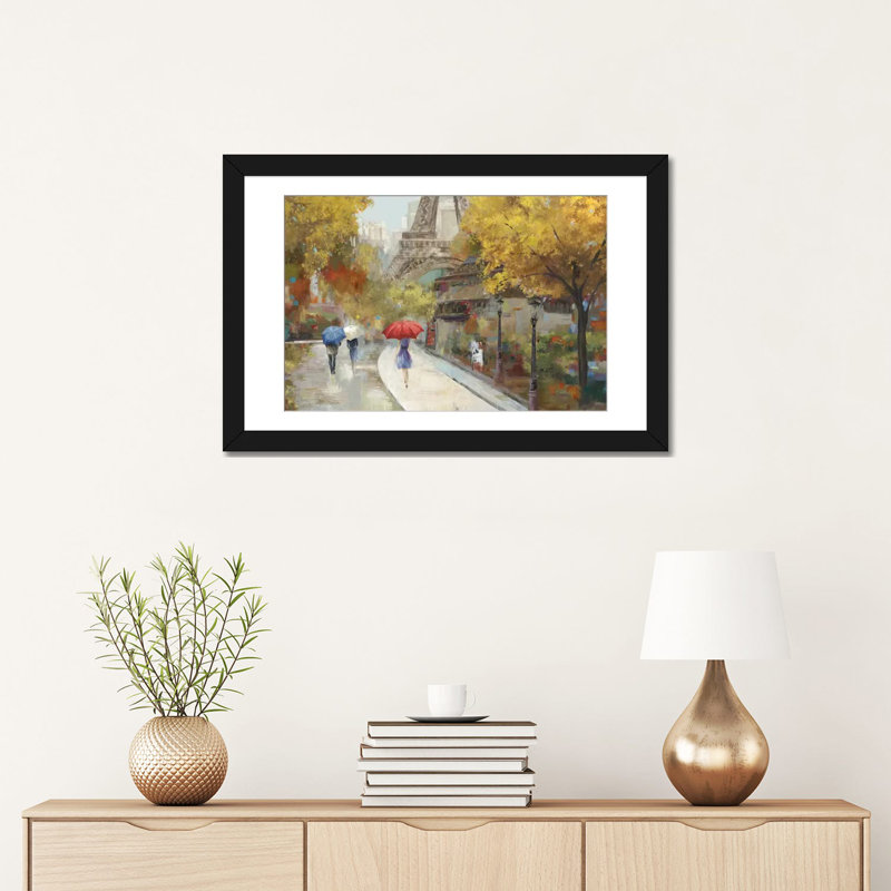 « amant de marche », reproduction sur toile, H 16 po x l 24 po x P 1 po, Papier d'art encadré noir, Blanc