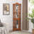 Curio Cabinet, Lighted Glass Display Curio Cabinet, Corner Cabinet With Bulb, Entryway Cabinet-10361511