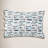 Serafina Handstitched Fish Print Sham