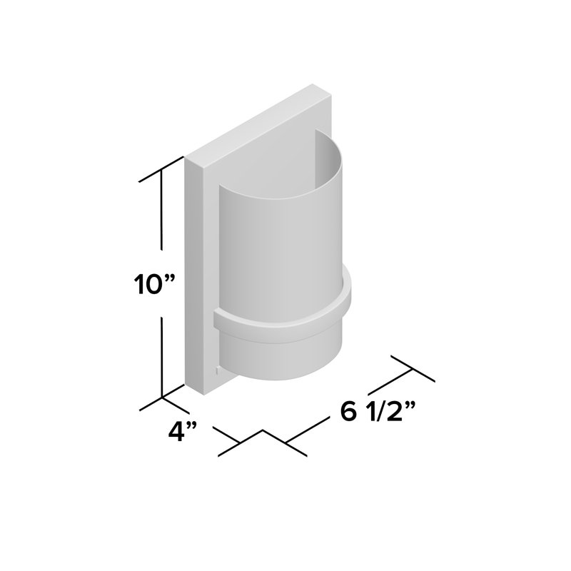 Steelside Alonso With Etched White Glass Wall Sconce, Brushed Nickel