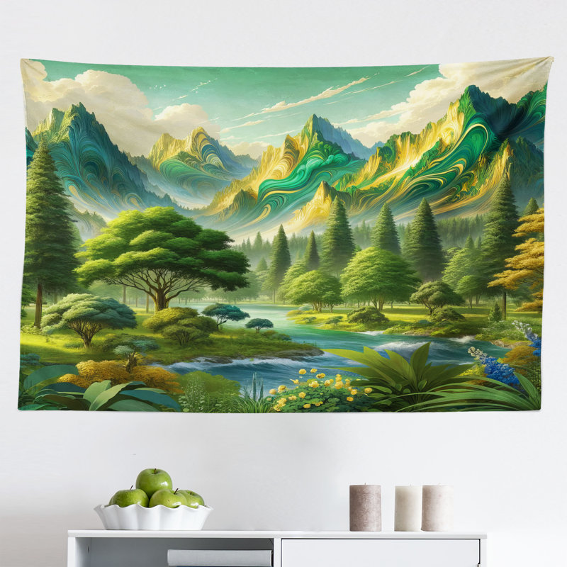 Tapisserie en microfibre, H 23 po x l 28 po