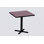 Table carrée 29 "de hauteur pour bar et café