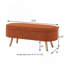 Banc de rangement avec repose-pieds ovale Luxury-132848221-132848227