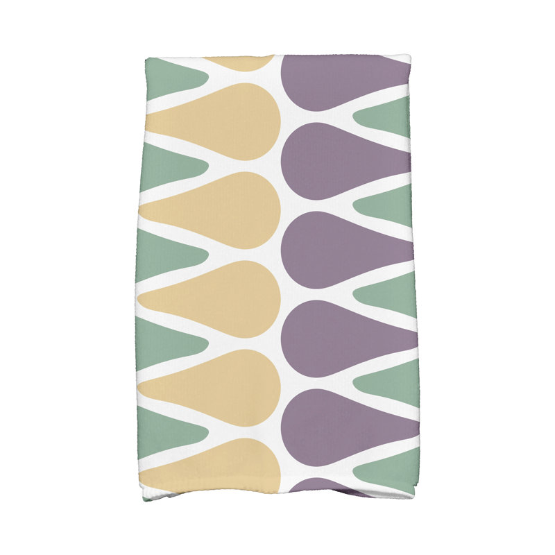 Abbie Hand Towel, Green/Yellow/Purple
