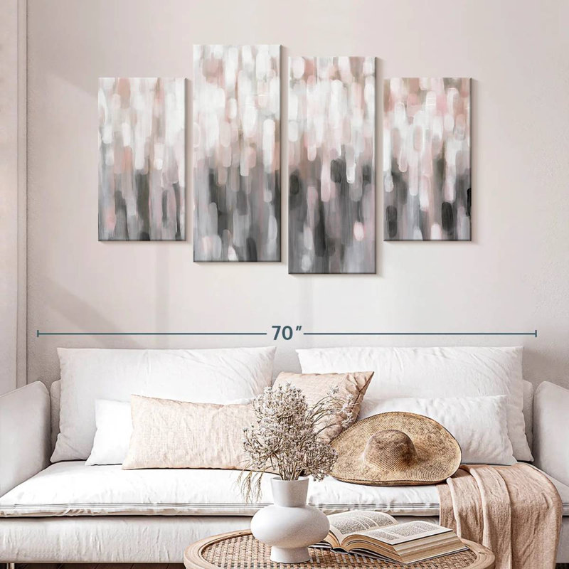 Avery Blushing Strokes, 32" H x 52" W